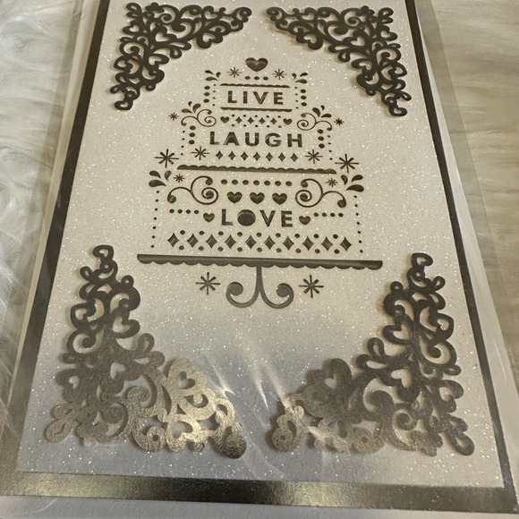 💥10/$10 Decorative Live Laugh Love greeting card - Picture 1 of 4